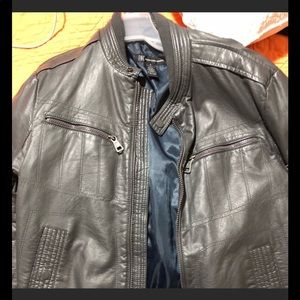 Leather jacket men